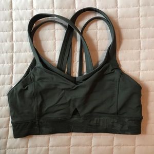 Hunter Green Lululemon Bra SZ 4